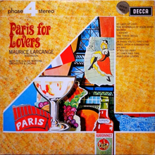 Maurice Larcange – <cite>Paris for Lovers</cite> album art